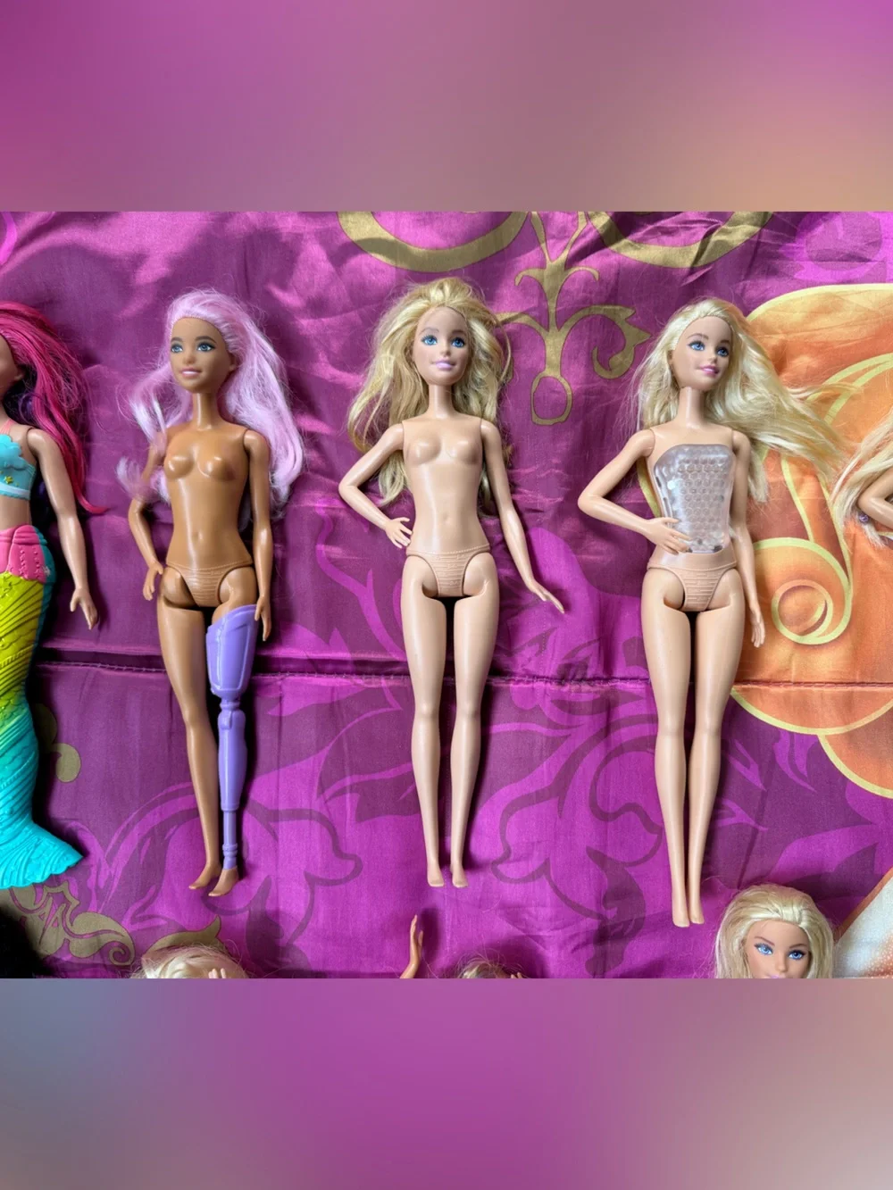 Mattel Barbie Lot of 12 DOLLS Doll Bundle made to move articulated yoga classic